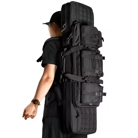 Outdoor Shooting Hunting Equipment Tactical Camp Airgun Protector Multi functional CS Bag 93cm/108cm