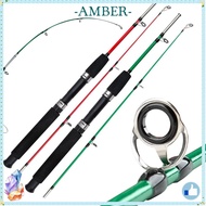 AMBER Fishing Rod, 1.0m Length Carbon Spinning Rod, High Quality 107g Lure Weight 2 Sections Travel 