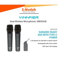 Vinnfier Wireless Microphone Jack Mic Received Type-C Rechargeable Microphone | WB505UB