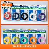 【Ready Stock】Yonex Grip AC102C (3pcs in 1 Roll / Pack) Yonex Super Grap Synthetic Overgrip Tennis Gr