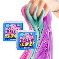 Slime Pack 4pcs Colors Fluffy Slime Toys for Kids Party Favors | Soft Non-Stick Slime Toys
