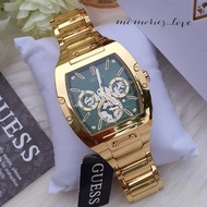 ประกัน CMG นาฬิกาข้อมือ Guess Phoenix Stainless Steel Mens Watch Green Dial GW0456G3