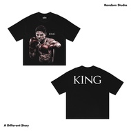 Random Studio Boxy Oversized Tshirt Heavyweight 16s Sport Series Ryan King Garcia Black