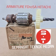 FD10SA ARMATURE ANGKER HAND DRILL BOR TANGAN 10MM HITACHI FD 10 SA