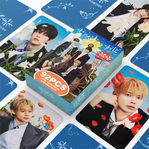 92PCS Korean Hot Idol New Album "Setsuna Hanabi" HD Lomo Cards HUENINGKAI TAEHYUN BEOMGYU SOOBIN YEO