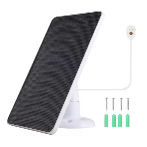 4W Solar Panel Charger for Arlo Pro 3/4/Ultra Floodlight Magnetic Connector Outdoor Camera Weatherpr
