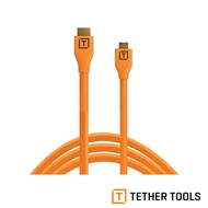 【TETHER TOOLS】TetherPro H2C15-ORG HDMI Mini to HDMI 2.0 傳輸線 4.6m 公司貨