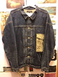 MADNESS MIL-POCKET DENIM JACKET