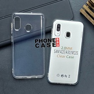 CLEAR CASE CLEAR 2.0MM TRANSPARENT CLEAR CASE SAMSUNG A30 SAMSUNG A20 CH-1