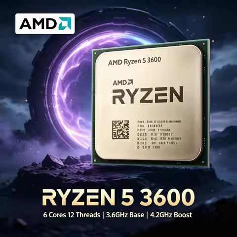 AMD Ryzen 5 3600 Zen 2 Desktop CPU Processor R5 3600 Socket AM4 3.6GHz 6 Core 12 Thread 65W