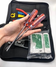 ชุดคีมเข้าหัวสาย LAN RJ-45/RJ-11