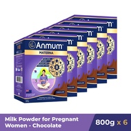 Anmum Materna Pregnancy Milk Powder Chocolate 800G x6
