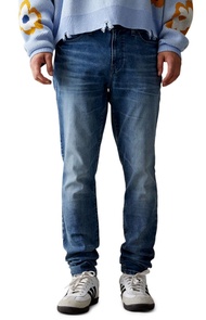 PacSun Men's High Stretch Indigo Stacked Skinny Jeans