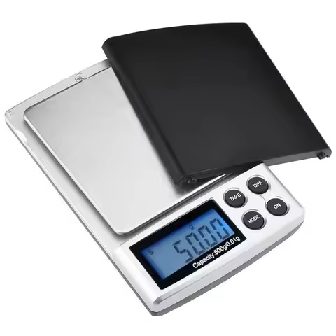500gx0.01g Mini Digital Pocket Scales LCD Display Gold Silver Jewelry Scale for Jewelry/Gemstones//C