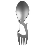 E03 In 1 Camping Picnic Titanium Spoon Tableware Titanium Fork Ultralight Pure Titanium Or Stainless