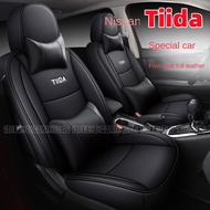 TIIDA座套 日產汽車座椅套 TIIDA專用全皮椅套 日產定制座套 Tiida四季通用座套 皮質坐墊椅套 保護套