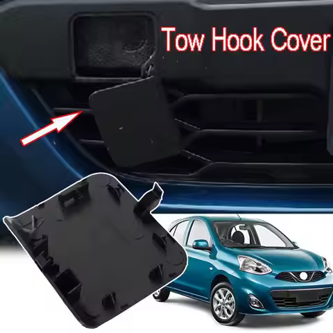 Auto Front Lower Bumper Towing Tow Hook Eye Cover Lid Grille Cap 622A0-3HN0H For Nissan For Micra K1