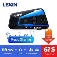 ❀⋮ ️Lexin LX-B4FM-X Motorcycle Intercom &amp; Helmet Headset 10 Rider 2000M Bluetooth Music sharing