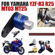 For Yamaha YZF-R3 R25 YZFR3 MT-03 MT-25 MT03 MT25 Motorcycle Accessories Parking Brake Switch Control Lock Ramp Braking Lever