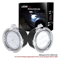2PCS LED Side Under Mirror Puddle Light For Ford Focus C-Max Kuga Mondeo Mondeo Fusion Ranger Expedi
