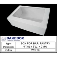 【packing shop] Pastry Box/ Chocolate Box/ Brownies Box 4x6x2 Packaging (20 Pcs)