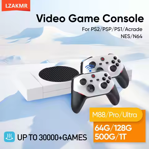 2025 M88/Pro/Ultra open source Video Game Console For PS2 large 3D 128G 20000+ classics games Home R