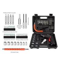 JURHOMIE 3/15/47PCS 1800mAh Lithium Battery 3.6v Electric Screwdriver Kit Power Tools Set Screw Remo