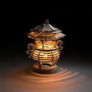 【 DIY 手作】天公爐 小夜燈 組裝模型