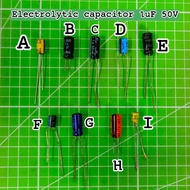 Electrolytic capacitor 1uF 50V