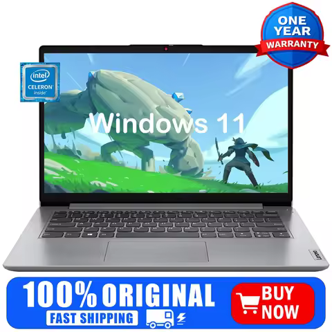 Lenovo 14" Business Laptop,Intel Celeron N4020,4GB RAM,320GB Storage(64GB eMMC+256GB SD Card),Window