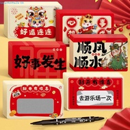 SEVENHOME3E 20pcs Scratch-off Cards, Zodiac Horse Anniversary Vouchers Tickets, Cute Party Game Acti