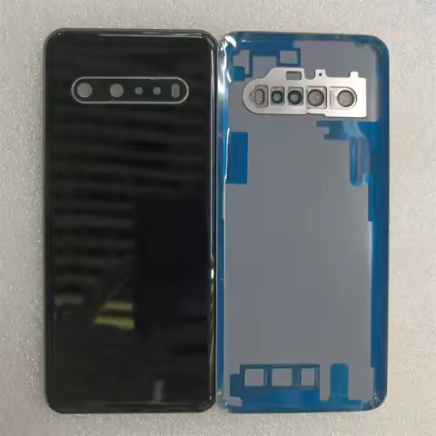For LG V60 ThinQ 5G LM-V600 Glass Battery Cover Rear Door Panel Housing Case For LG V60 ThinQ With C