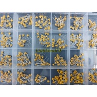 100% new 10pF to 1uF 50V gold ceramic capacitor