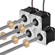 5 Pack Nema 17 Stepper Motor TR8x8 310mm with T8 Lead Screw 2 Phase 1.8‌°‌ High Torque 0.44Nm (62.31