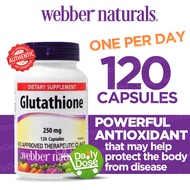 Webber Naturals Glutathione 250mg 120 capsules