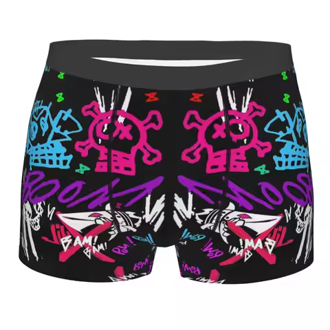 Custom Boom Jinxed Monkey Boxers Shorts Mens League Battle Game Legends Arcane Briefs Underwear Fash