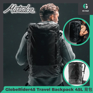 GlobeRider45 Travel Backpack 45L 45升 黑色 背囊 旅行背包 多間隔背包 PU防水 420D Bluesign 尼龍UHMWPE 超高分子量聚乙烯 防撕裂 YKK