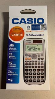 計數機 計算機 cal機 fx-50FH II HKEAA Casio 全新