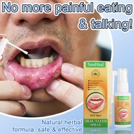 【SooHeal】Oral Ulcer Spray 30mL Soothe inflammation,Fast relief, quick healing