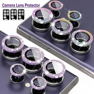 Camera Glass Lens Protector for Samsung S25 Ultra S24 Plus S24 Ultra Lens Film  HD Glitter Diamond M