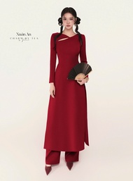 XUÂN AN SET: Áo Dài Thiết Kế Charm By Tea