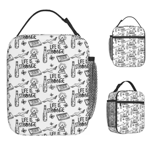 Chloe Kit 1 Life Is Strange Lunch Bag For Men Print Lunch Box Casual Travel Cooler Bag Portable Wate