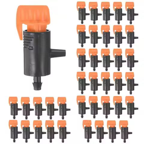 Y42A-Drip Irrigation Emitter Flag Dripper Adjustable Irrigation Dripper Garden Watering Tool Drip Ir