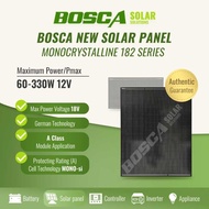 2025 BOSCA Monocrystalline Panel 5 YEAR WARRANTY MONO 60W 120W 180W 240W 330W 12V Solar module