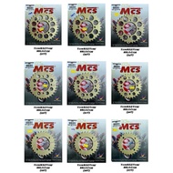 Yamaha RXZ LC135 LAGENDA110 Y110 Y125Z 415 Rear or Front Sprocket [MCS/PROMORIN] gold chain rantai m