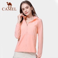 CAMEL กันแดดกลางแจ้งเสื้อผ้าผู้หญิงบาง Breathable Anti-Ultraviolet การป้องกันแสงแดดสำหรับชาวประมงกีฬา