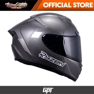RYZEN HELMET ZX 550XV MONO COLORS FULL FACE SINGLE VISOR WITH FREE CLEAR LENS