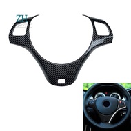 LHD Carbon Fiber Car Steering Wheel Trim for - 3 Series E90 E92 E93 2005-2012 Car Steering Wheel Dec