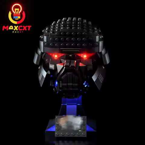 MAXCXT LED Light Set For LEGO 75343 Star Wars Dark Trooper Helmet DIY Decorative Lamp Not Include Le
