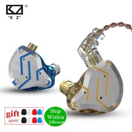 KZ ZS10 Pro 1DD 4BA Metal Headset Hybrid Unit HIFI Bass Earbuds In Ear Monitor Sport Noise Cancelling Earphones KZ ZAX ZSX ASX
